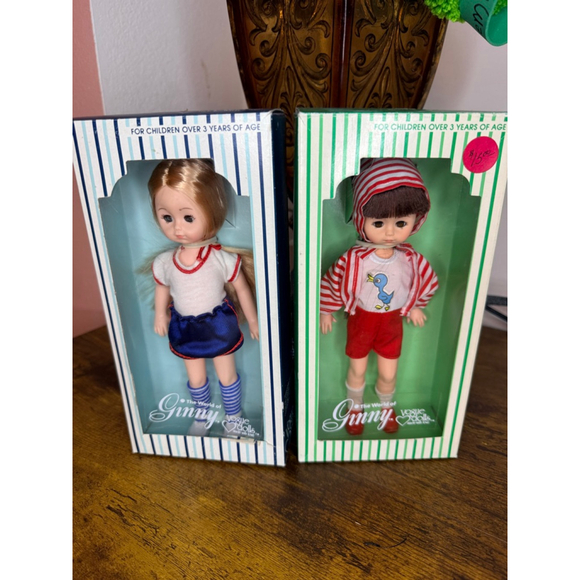 Vogue Other - Vintage Ginny Dolls 2. 1978 one blonde one brown. Brand new in box
